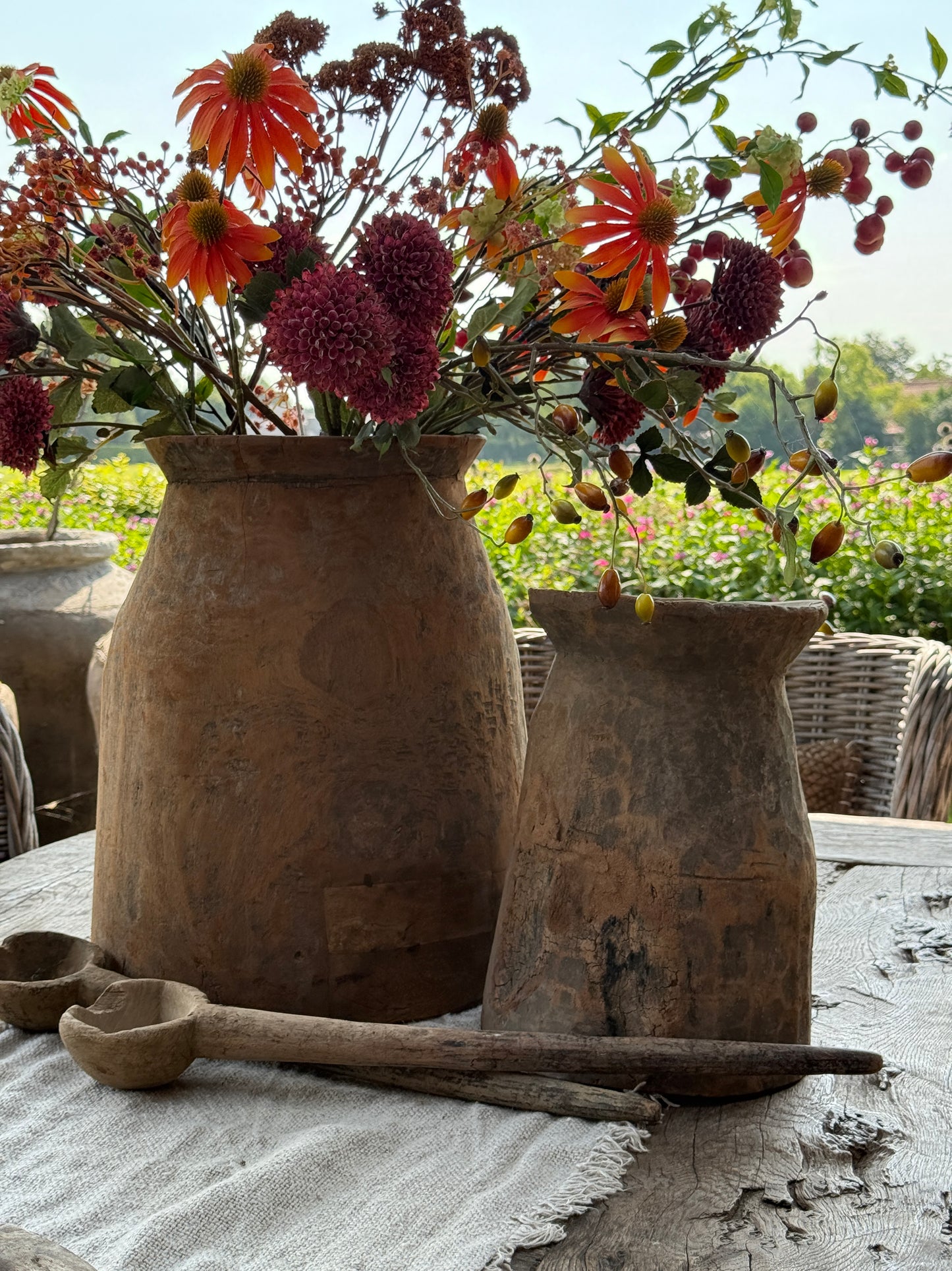 Nepalese Pot – left in the picture