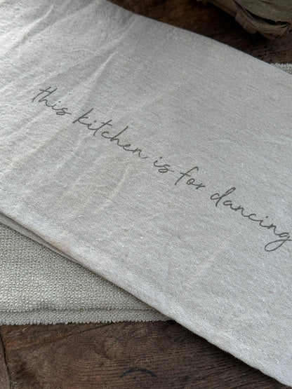 Tea towel and Hand towel, Set of 2 with print