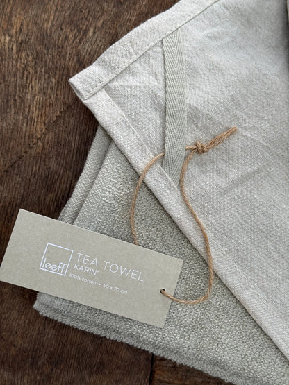 Tea towel and Hand towel, Set of 2 with print