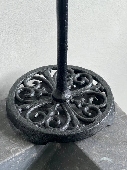 Schmiedeeiserner Küchenrollenhalter schwarz