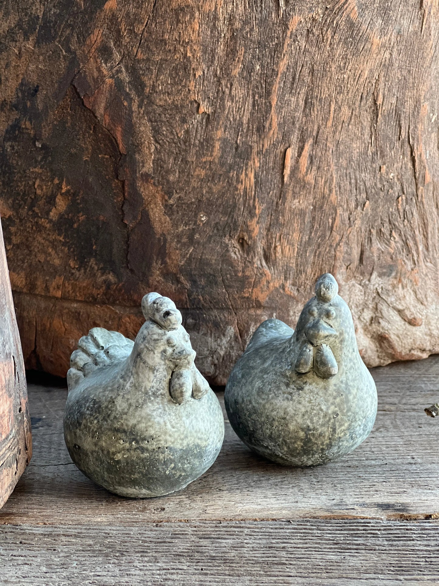 Set aus Huhn und Hahn