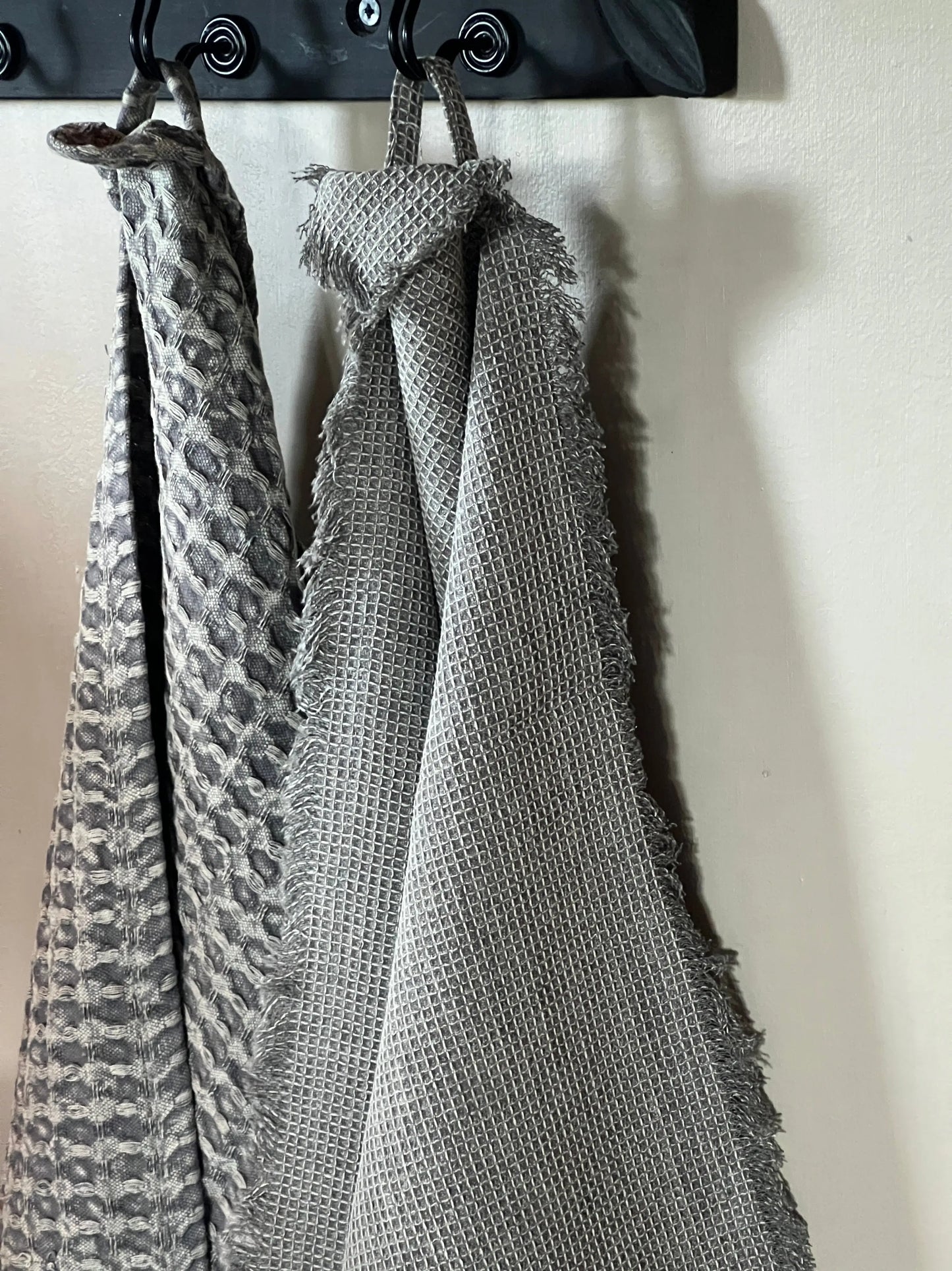Tea towel mini waffle, Light gray