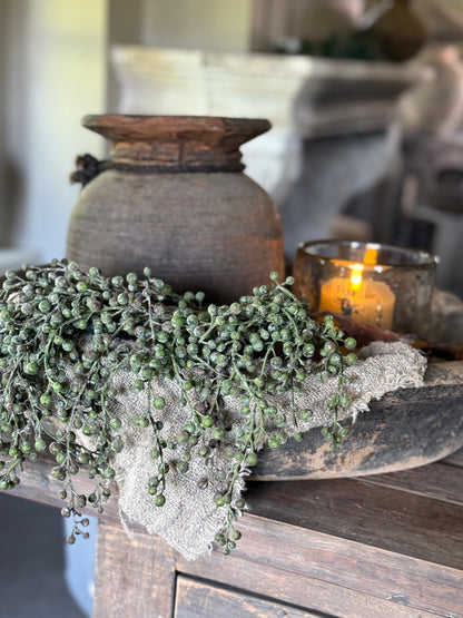 Groene Dadeltak Kunst – 60 cm