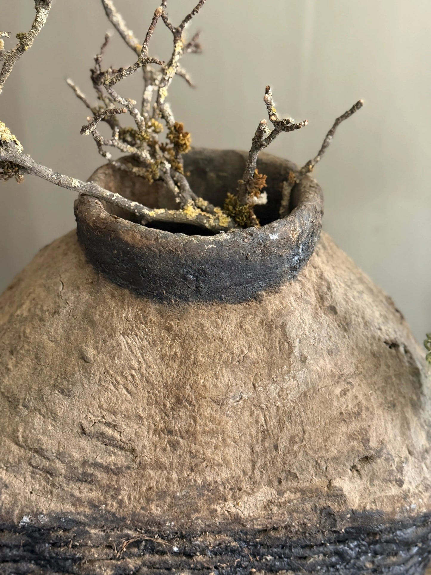 Unique Old Clay Basket - Trapa Living (15)
