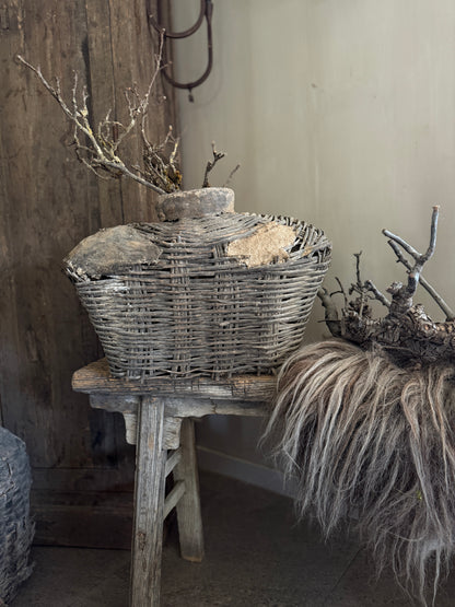 Unique Old Clay Basket (17)