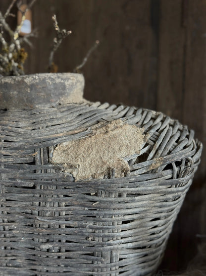 Unique Old Clay Basket - Luksa (17)