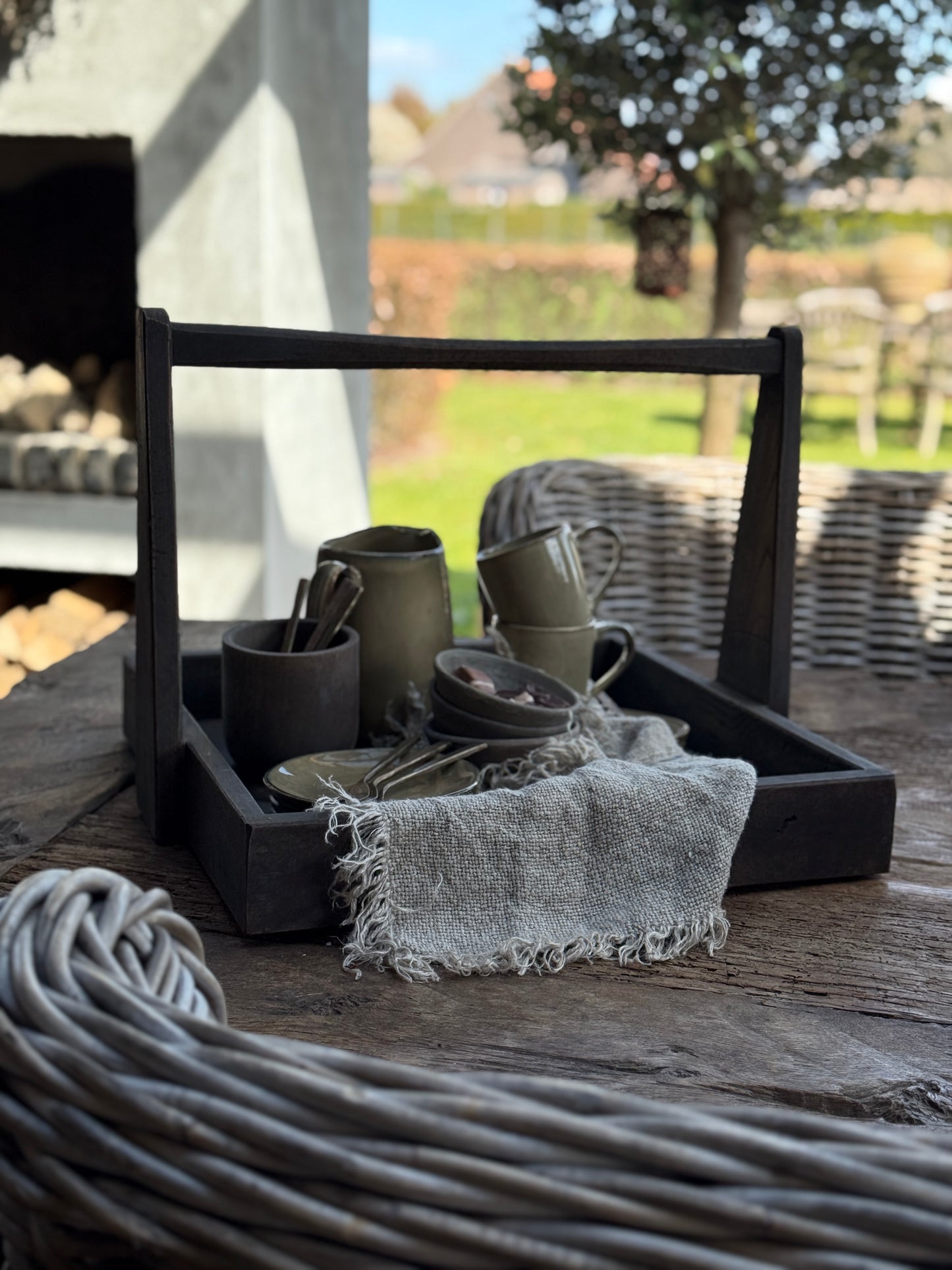 Serveerblad Bud met hengsel – Luksa