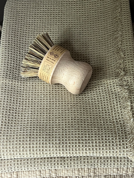 Geschirrtuch Mini Waffel beige-ocker