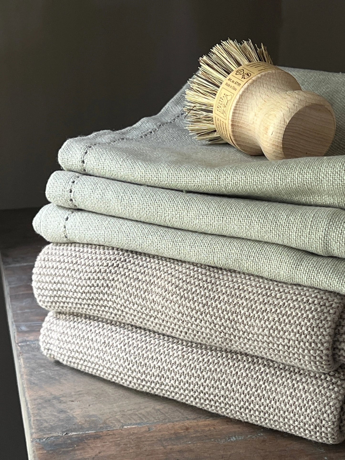 Geschirrtücher, Beige
