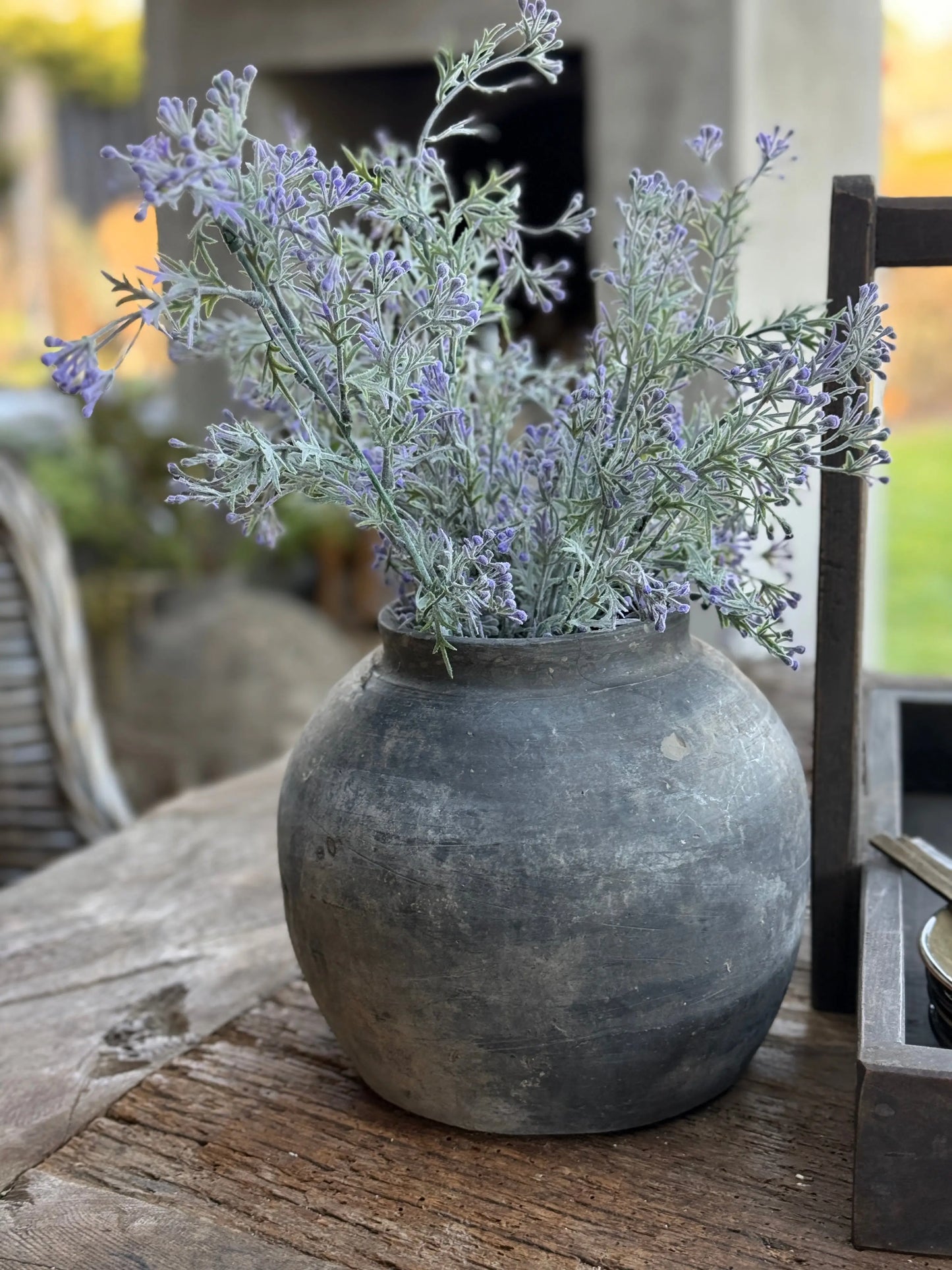 Lavendel kunstplant op steel (A2)