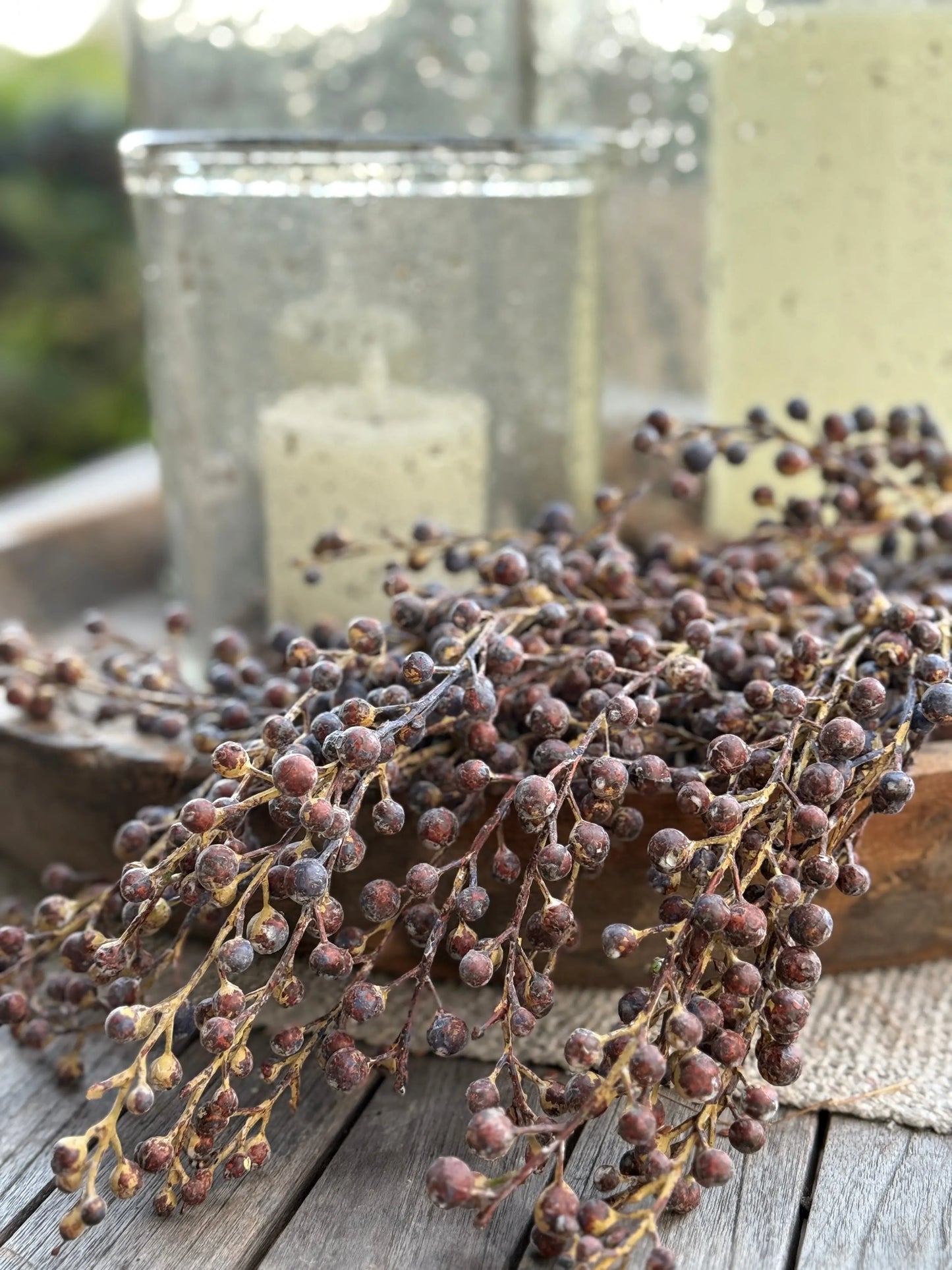 Brown Date Branch Artificial – 60 cm