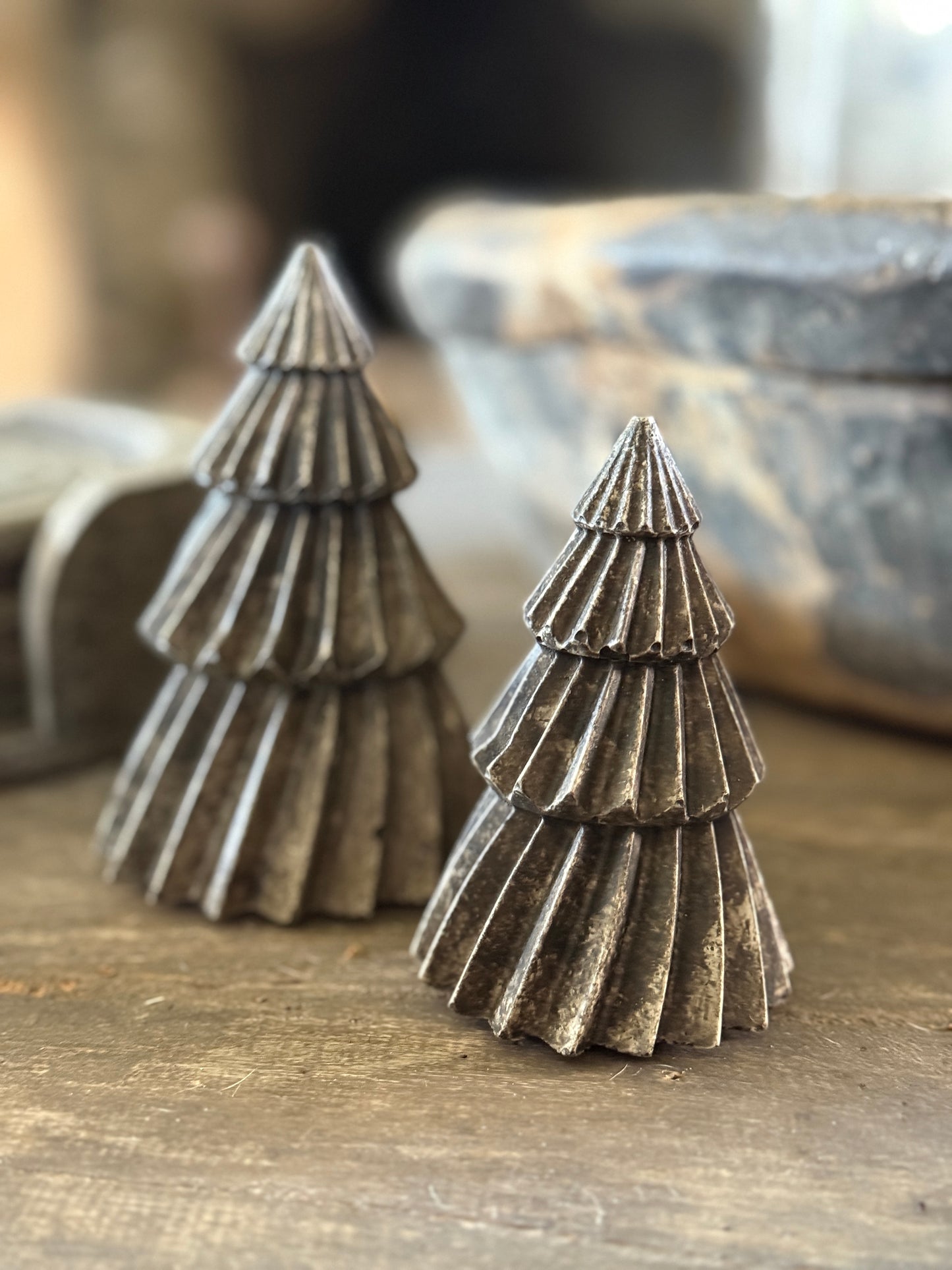 Unique concrete Christmas trees – handmade by PMR