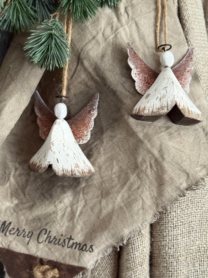 Hanging angel made of driftwood, available in 2 sizes