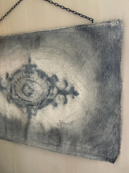 Chalk cloth with ornamental print (LHK01)