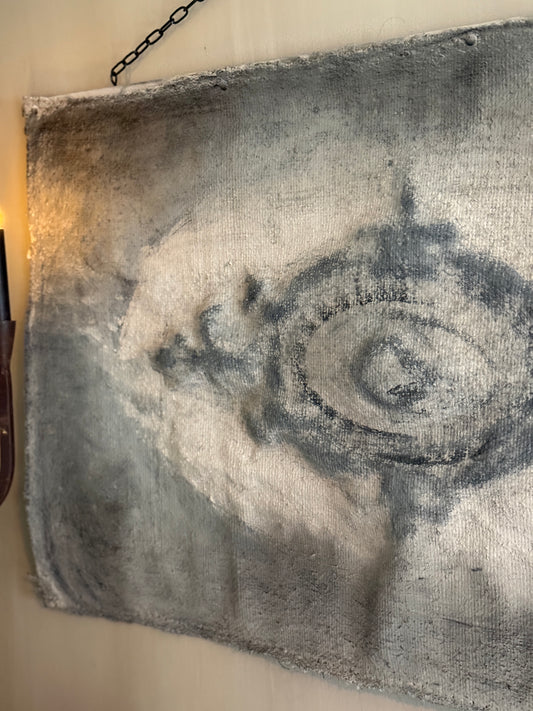 Kalkdoek met ornament opdruk (LHK01)