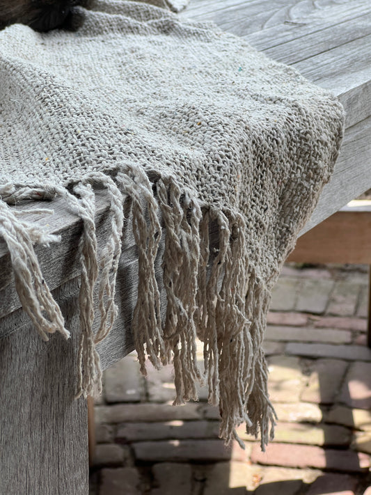 Coarse Shabby Cloth – Natural Boho and Clay