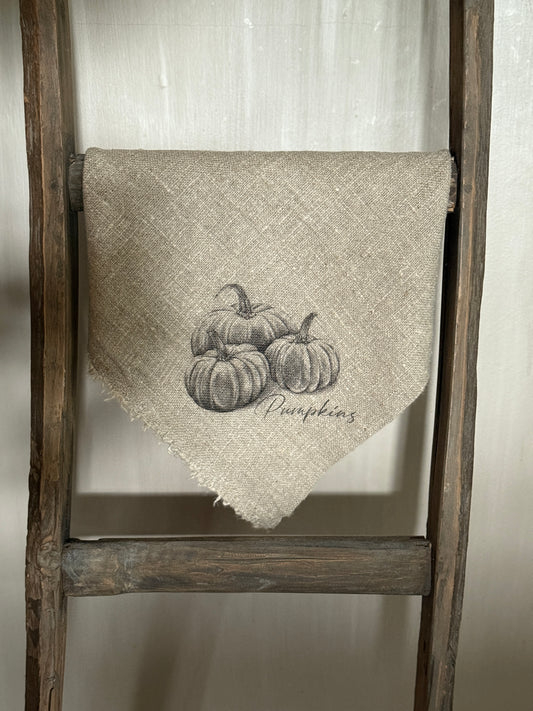 Shabby cloth Autumn Pumpkin