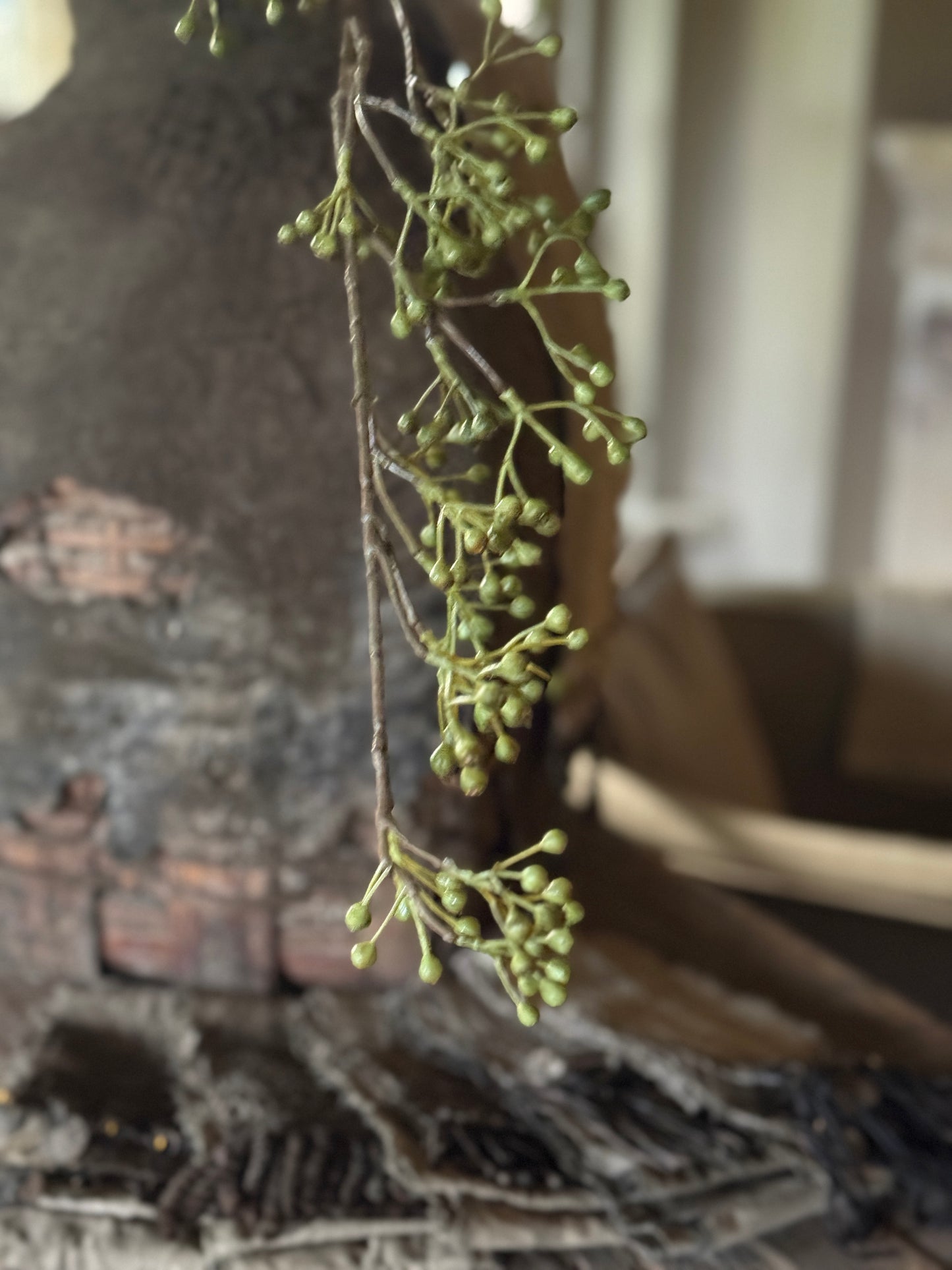 Hagebuttenzweig XXL Grün Fein