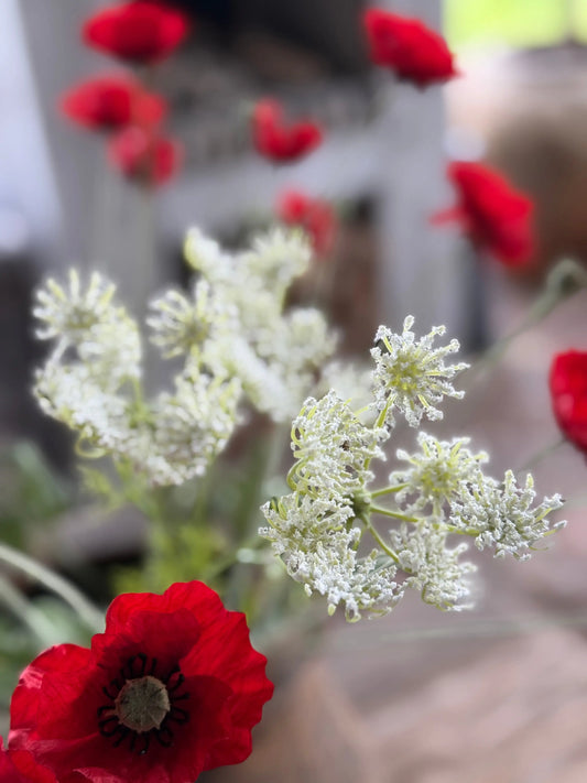 Artificial Flower Cow Parsley – 84 cm White
