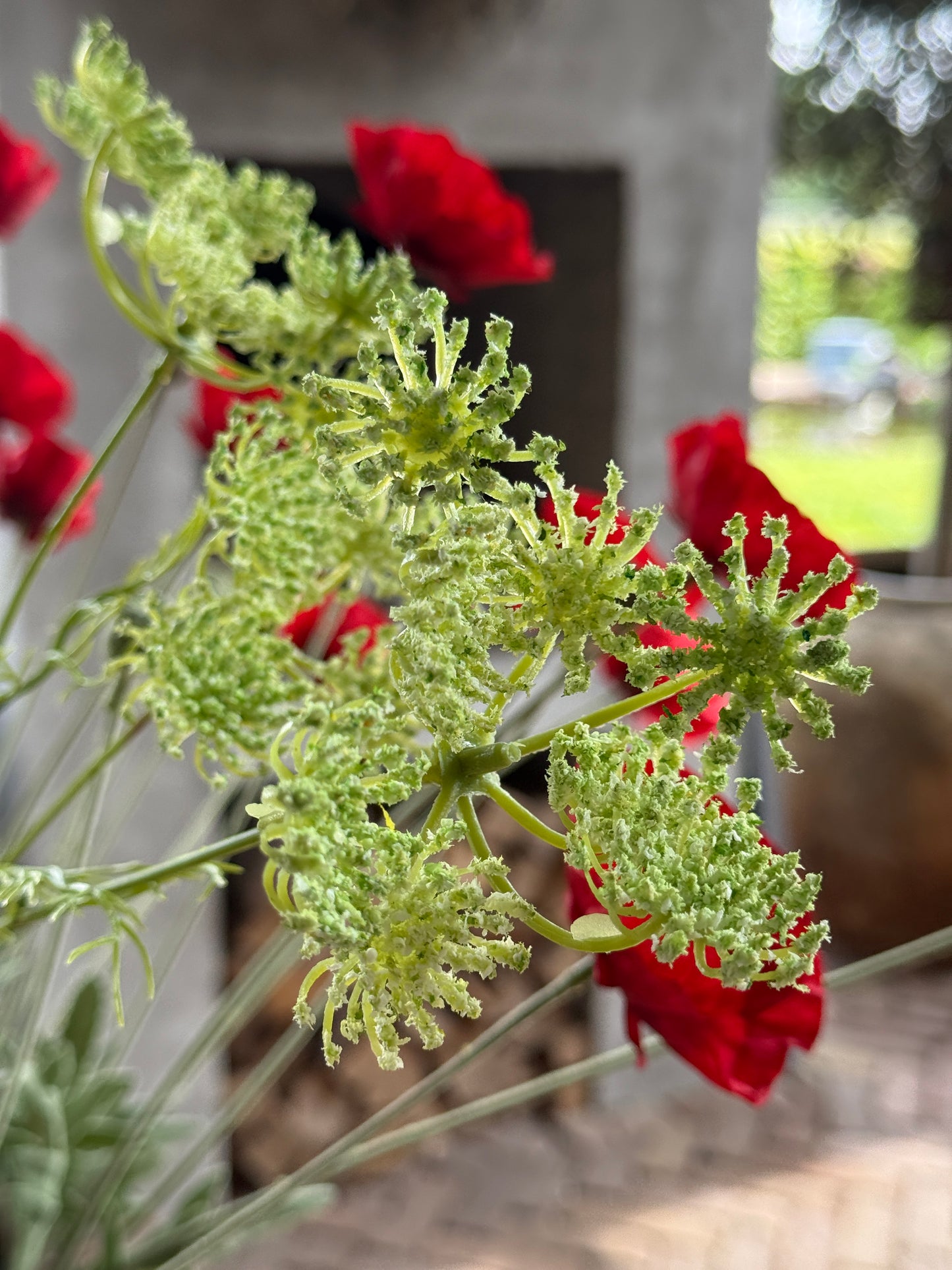 Artificial Flower Cow Parsley – 84 cm Green