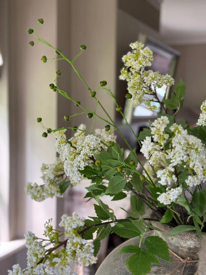 Artificial Green Rosaly Branch – 100 cm