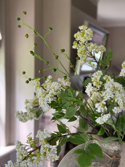 Artificial Green Rosaly Branch – 100 cm