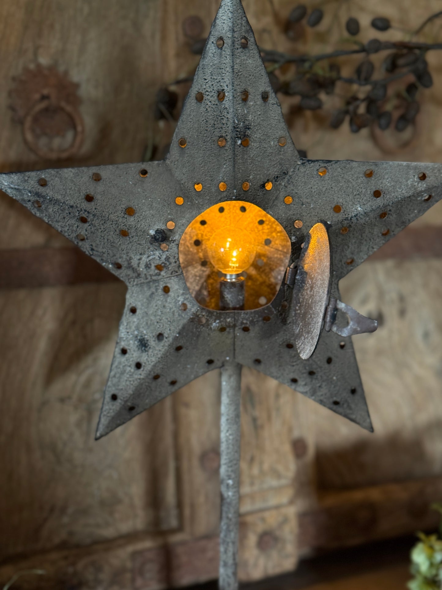 Sternlampe auf Sockel LED