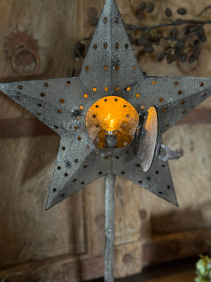 Sternlampe auf Sockel LED