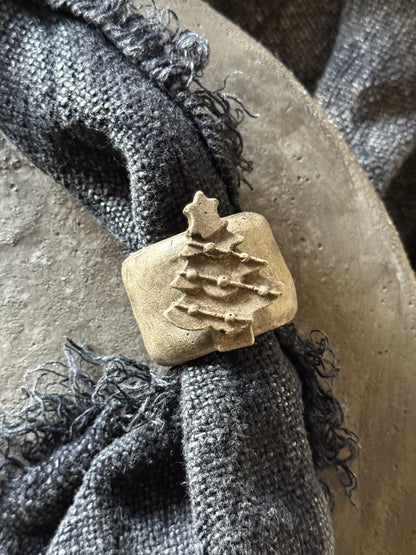 PMR Concrete Napkin Ring with Magnet