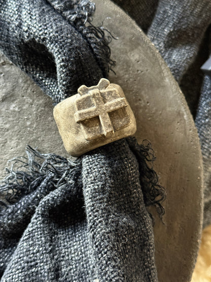 PMR Concrete Napkin Ring with Magnet