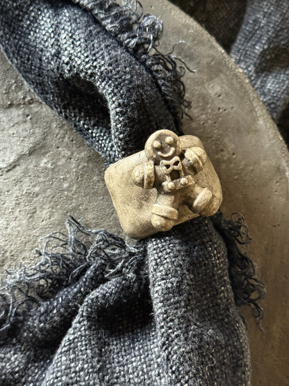 PMR Concrete Napkin Ring with Magnet