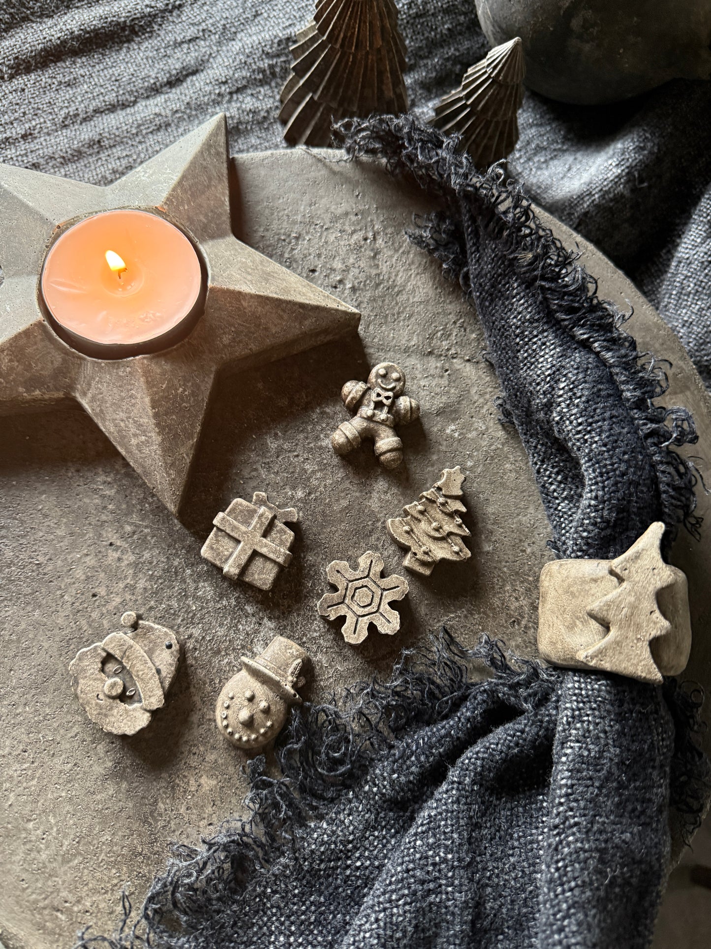 PMR Concrete Napkin Ring with Magnet