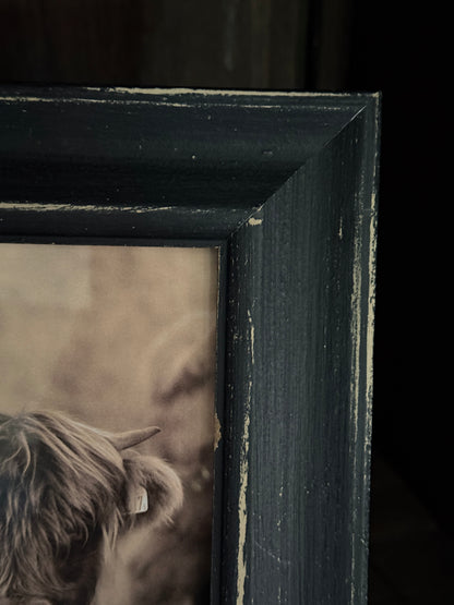 Fotolijsten zwart doorgeschuurd