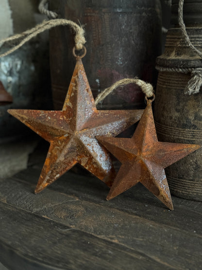 Rusted Star available in 2 sizes