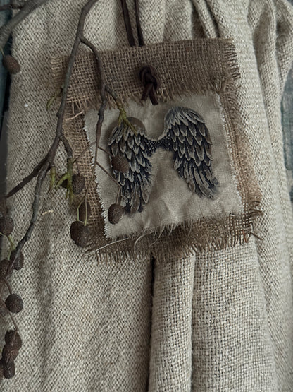 Kalkdoekje met Engelenvleugels