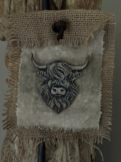 Kreidetuch mit Highlander