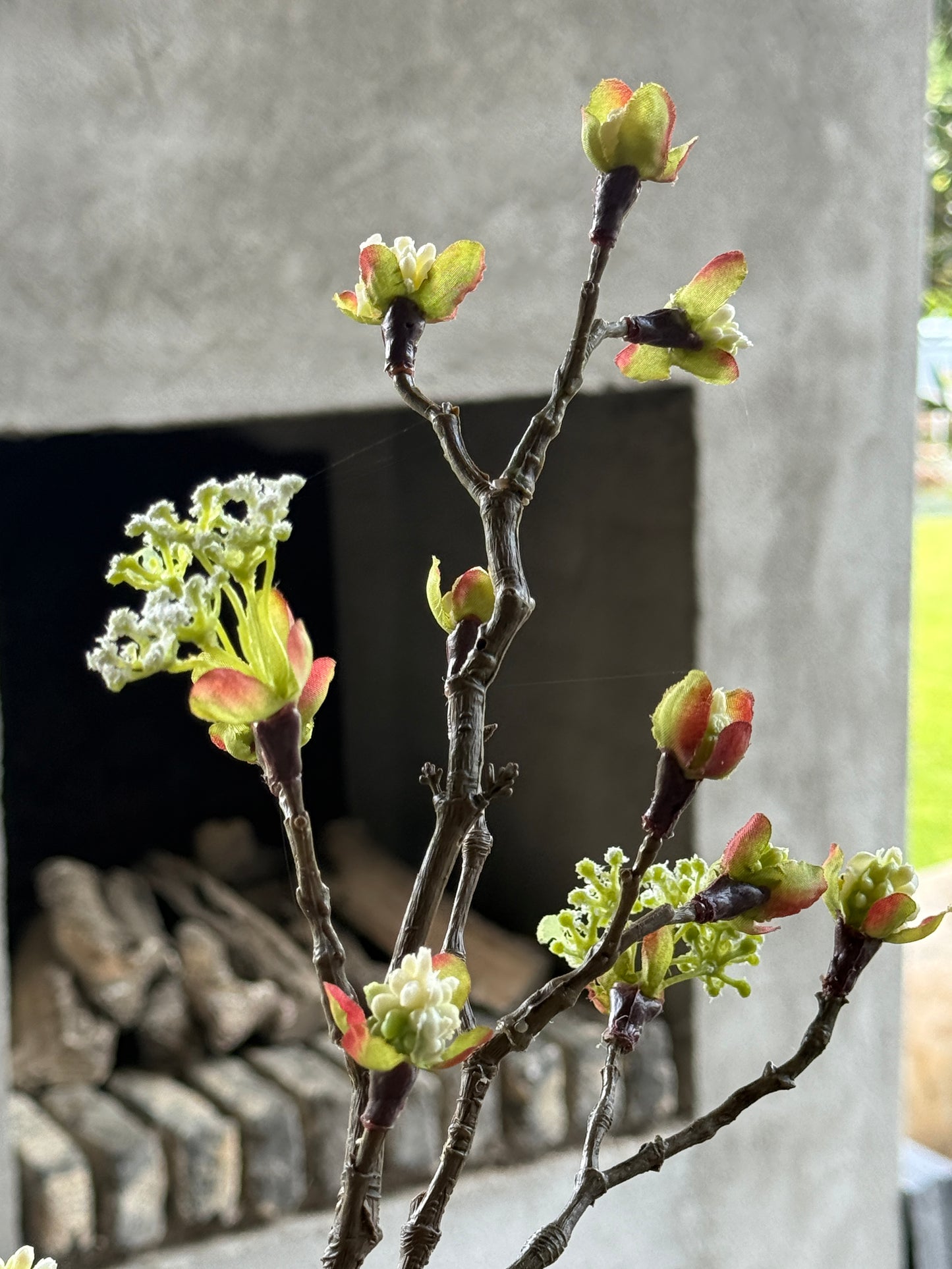 Bloesemtak kunst – wit