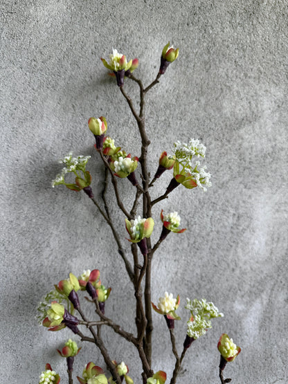 Bloesemtak kunst – wit