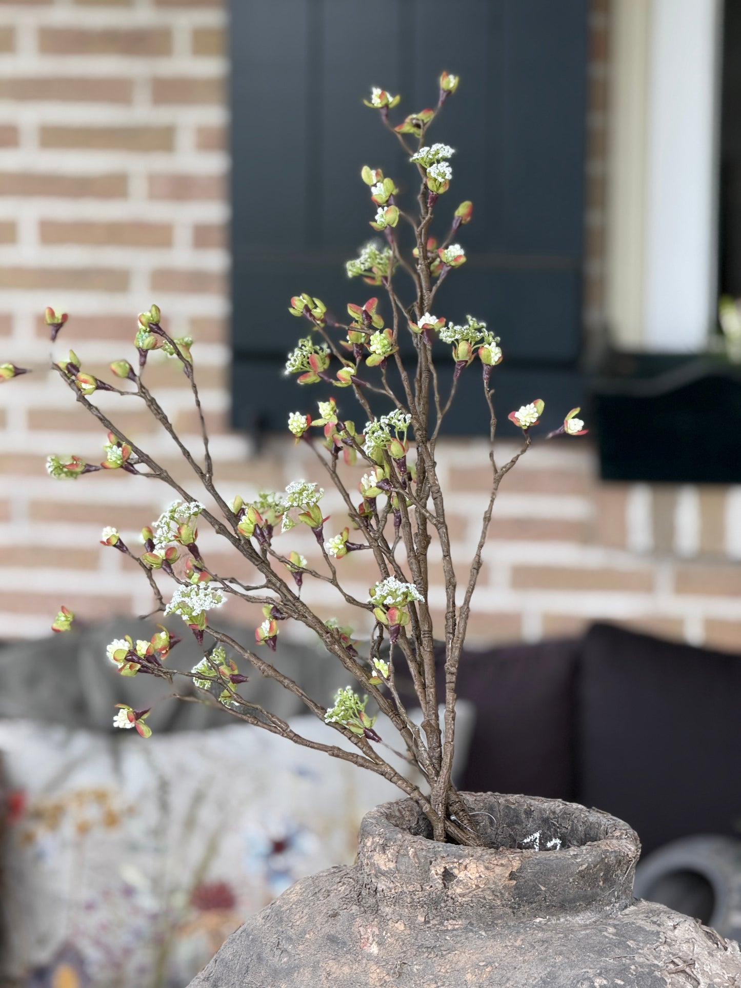 Bloesemtak kunst – wit