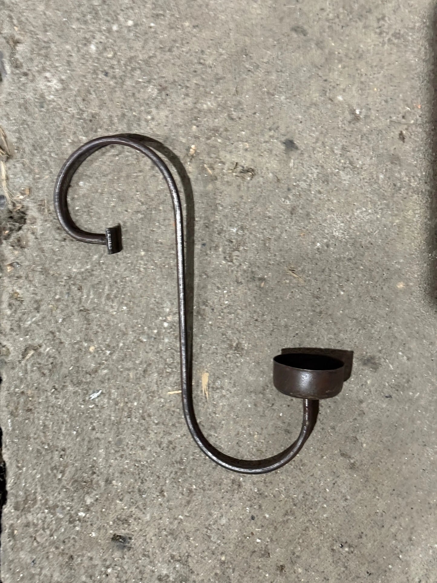 metal tealight pendant rust