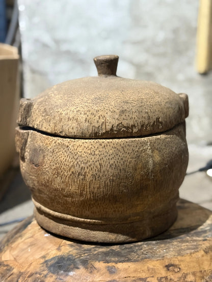 Old wooden food box