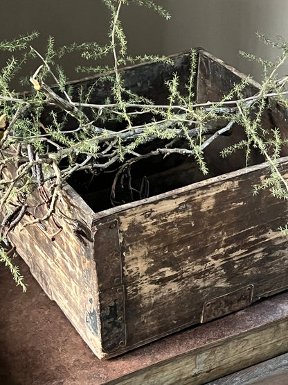 Authentieke houten bak