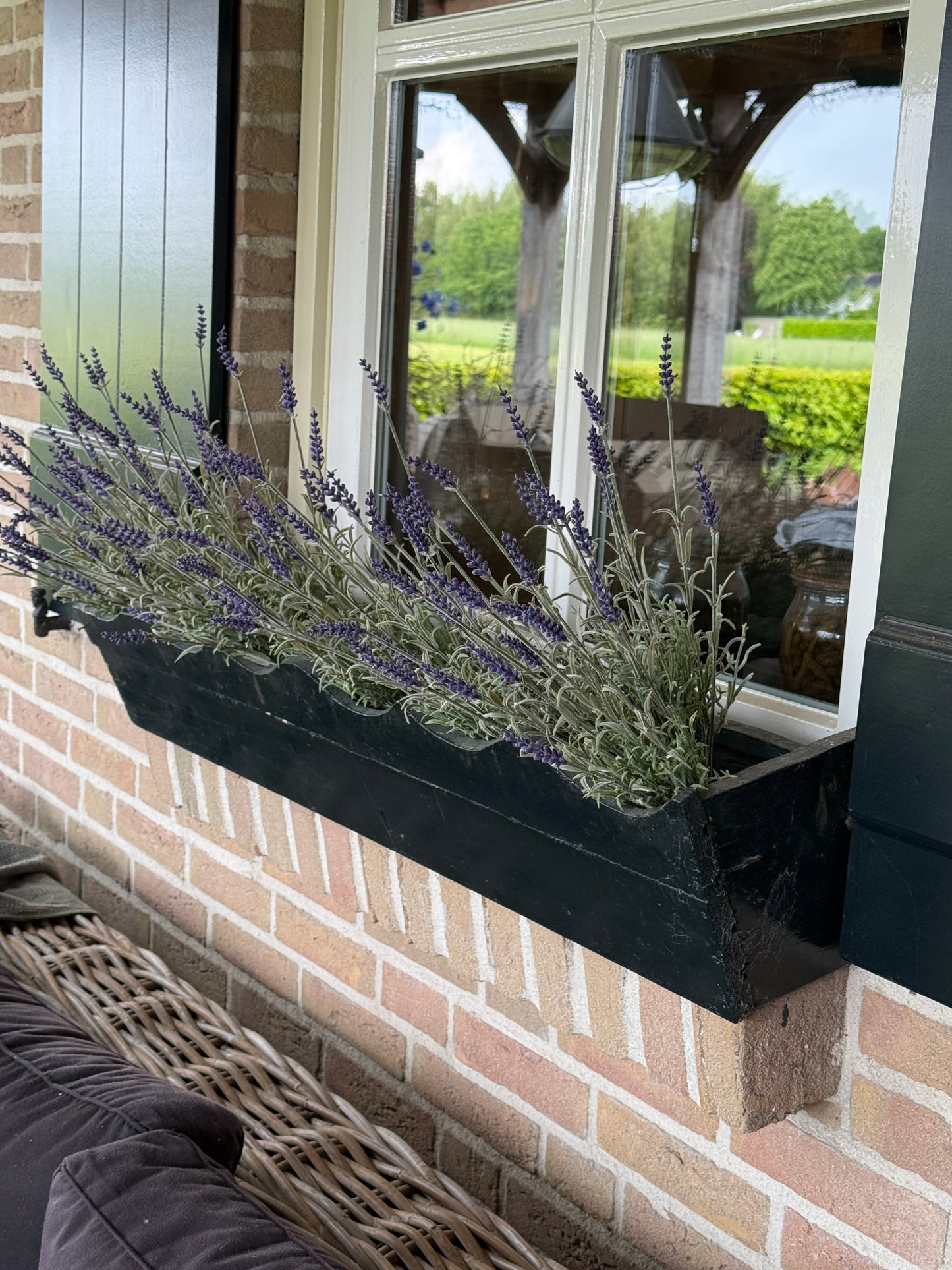 Lavendel kunstplant op steel (A1)– 47 cm