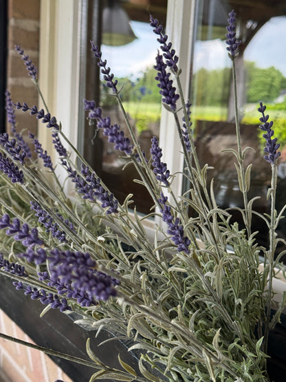 Lavendel kunstplant op steel (A1)– 47 cm