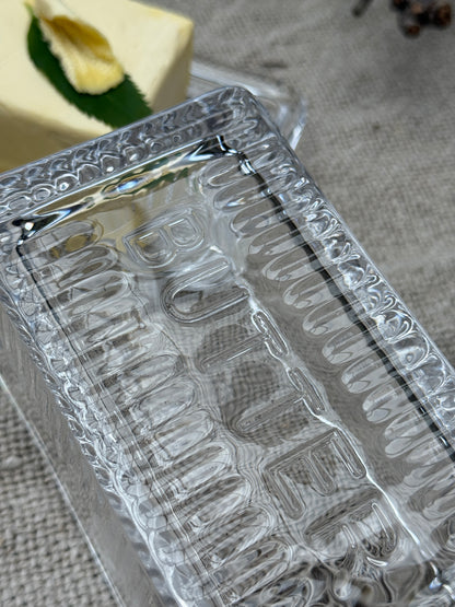 Botervloot van bewerkt glas – Butter