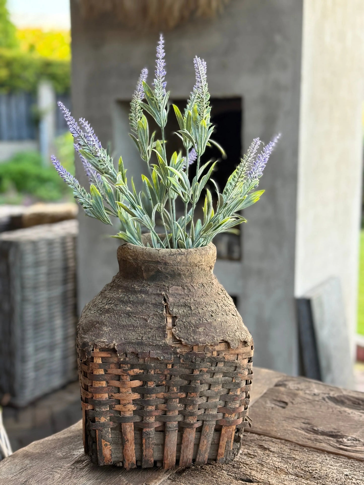 Lavender artificial plant on stem (A3)