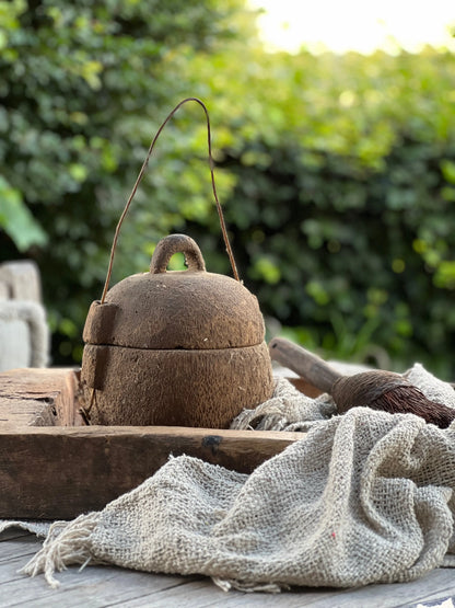 Old wooden food box
