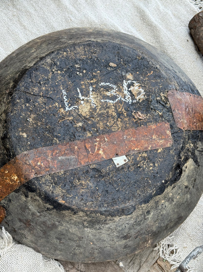 Old wooden bowl from India – unique and with character (LH3B)