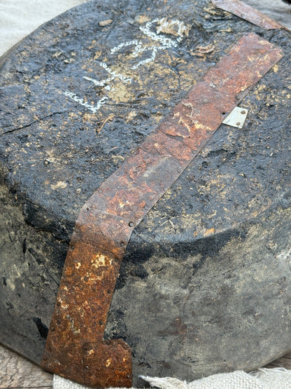 Old wooden bowl from India – unique and with character (LH3B)