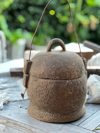 Old wooden food box